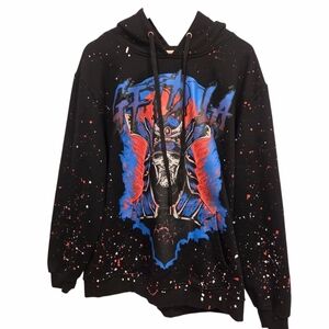 GFTD Los Angeles Samari Skull Graphic Men's Black Hoodie 3XL